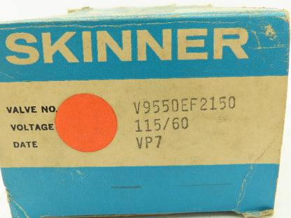Honeywell Skinner V955DEF2150 Solenoid Valve 4-Way NO 120V 150 PSI 1/4" NPT