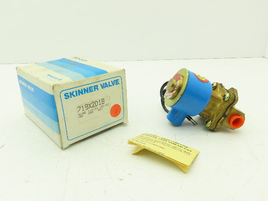 Honeywell Skinner 719X2D1B Solenoid Valve 2-Way NC 120V 0-50 PSI 3/8" NPT
