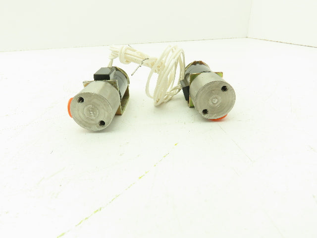 Honeywell Skinner B11HX2 Solenoid Valve 2-Way NO 24V 40 PSI 1/8" NPT Lot of 2