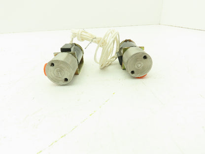 Honeywell Skinner B11HX2 Solenoid Valve 2-Way NO 24V 40 PSI 1/8" NPT Lot of 2