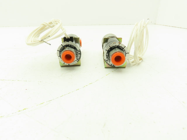 Honeywell Skinner B11HX2 Solenoid Valve 2-Way NO 24V 40 PSI 1/8" NPT Lot of 2
