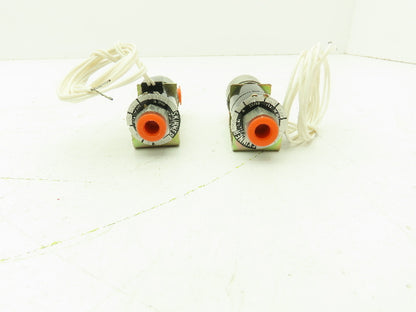 Honeywell Skinner B11HX2 Solenoid Valve 2-Way NO 24V 40 PSI 1/8" NPT Lot of 2