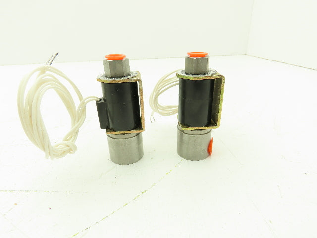 Honeywell Skinner B11HX2 Solenoid Valve 2-Way NO 24V 40 PSI 1/8" NPT Lot of 2
