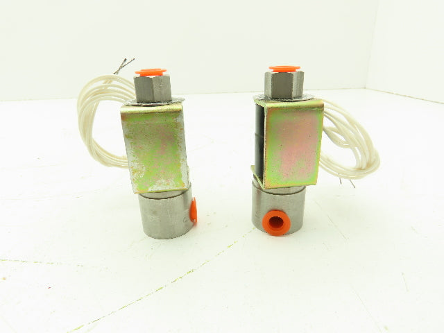 Honeywell Skinner B11HX2 Solenoid Valve 2-Way NO 24V 40 PSI 1/8" NPT Lot of 2