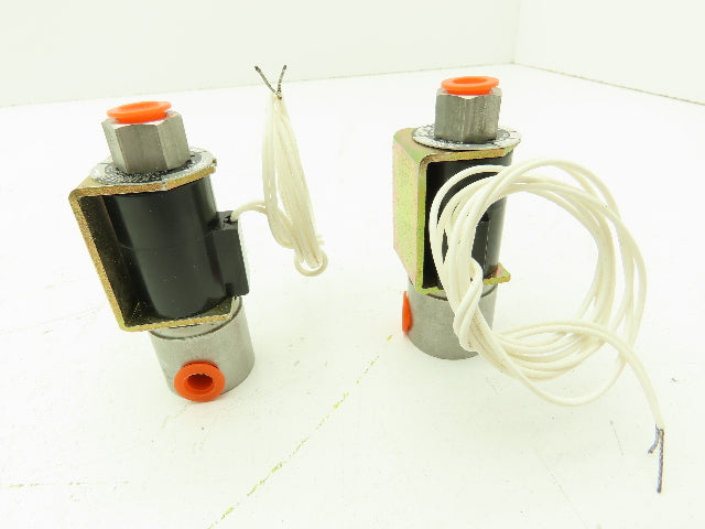 Honeywell Skinner B11HX2 Solenoid Valve 2-Way NO 24V 40 PSI 1/8" NPT Lot of 2