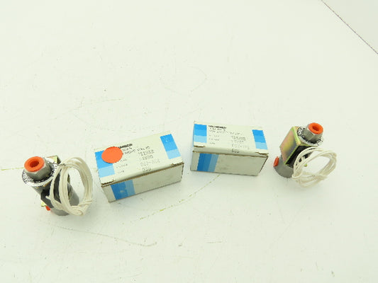 Honeywell Skinner B11HX2 Solenoid Valve 2-Way NO 24V 40 PSI 1/8" NPT Lot of 2