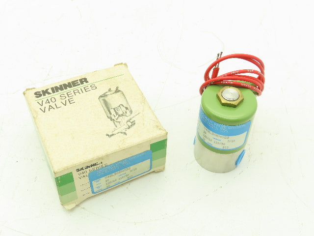 Honeywell Skinner V42LB0EN022 Solenoid Valve 2-Way NC 120V 20 PSI 1/4" NPT