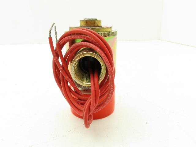 Honeywell Skinner X42LB0FT037 Solenoid Valve 2 Way NC 120V 35 PSI 1/4" NPT PTFE