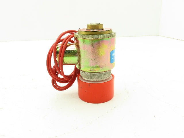 Honeywell Skinner X42LB0FT037 Solenoid Valve 2 Way NC 120V 35 PSI 1/4" NPT PTFE