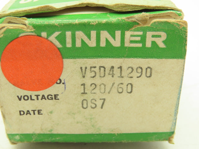 Honeywell Skinner V5D41290 Solenoid Valve 2-Way NC 120V 100 PSI 1/4" NPT