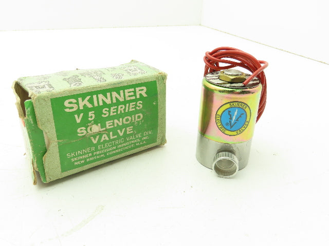 Honeywell Skinner V5D41290 Solenoid Valve 2-Way NC 120V 100 PSI 1/4" NPT