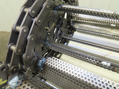 38" x 20' Steel Scraper Drag Flight Chain for Chip Conveyor Coolant Tank