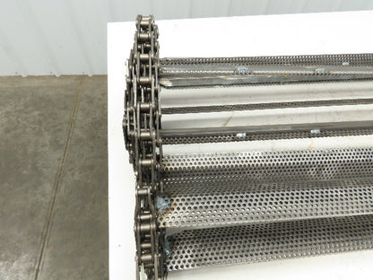 38" x 20' Steel Scraper Drag Flight Chain for Chip Conveyor Coolant Tank