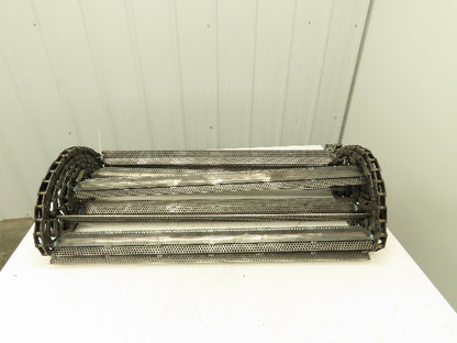 38" x 20' Steel Scraper Drag Flight Chain for Chip Conveyor Coolant Tank