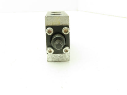 Aro MQ 1348 Pneumatic 3 Way Valve NC 1/8" NPT Air or Manual Activated