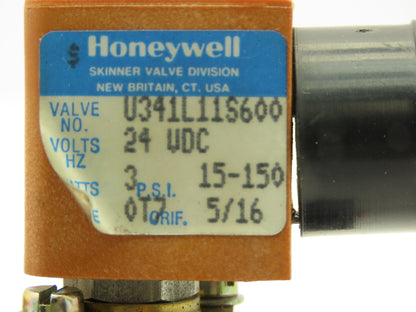 Honeywell Skinner U341L11S600 Vickers Solenoid Valve 10 Bar 1/4" Port 24 VDC