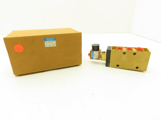 Honeywell Skinner U341L11S600 Vickers Solenoid Valve 10 Bar 1/4" Port 24 VDC