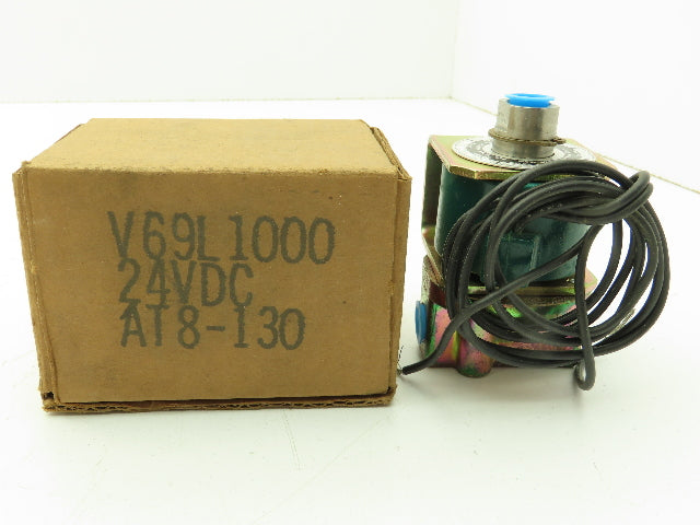 Honeywell Skinner V69L1000 Solenoid Valve 3-Way NC/NO 24VDC 5 PSI 1/4" NPT