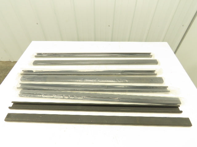 PBC Linear PAC2247-036.000 Hardened Crown Roller Rail 1-5/8"x 36" Black  (8pcs)