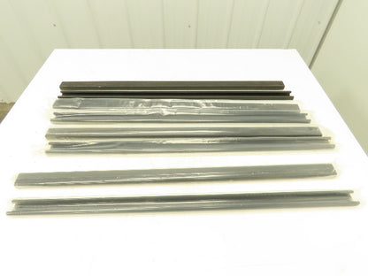 PBC Linear PAC2247-036.000 Hardened Crown Roller Rail 1-5/8"x 36" Black  (8pcs)