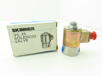 Honeywell Skinner V5S55680 Solenoid Valve 2-Way NC 13-30VDC 70 PSI 1/4" NPT