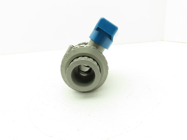 Plast-o-matic MBV075EPS-CP True Blue 3/4" NPT Socket Union Ball Valve EPDM 0.75"