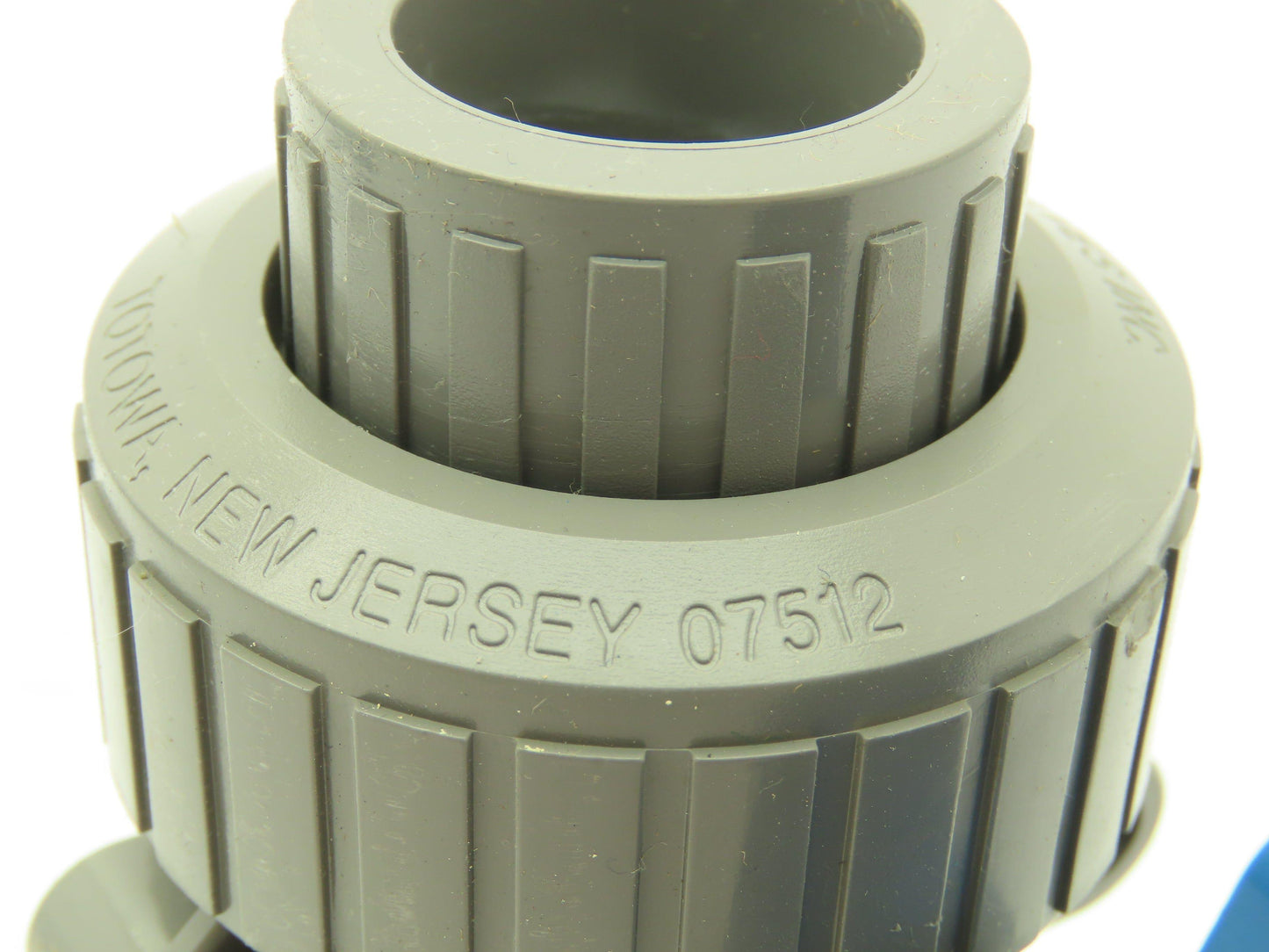 Plast-o-matic MBV075EPS-CP True Blue 3/4" NPT Socket Union Ball Valve EPDM 0.75"