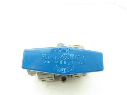Plast-o-matic MBV075EPS-CP True Blue 3/4" NPT Socket Union Ball Valve EPDM 0.75"