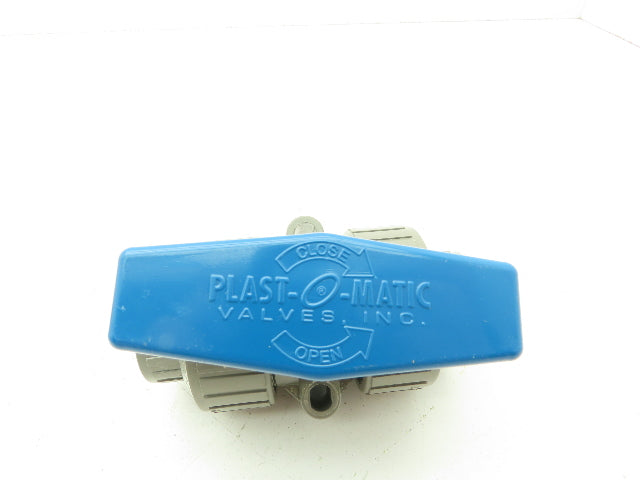 Plast-o-matic MBV075EPS-CP True Blue 3/4" NPT Socket Union Ball Valve EPDM 0.75"