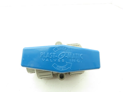 Plast-o-matic MBV075EPS-CP True Blue 3/4" NPT Socket Union Ball Valve EPDM 0.75"