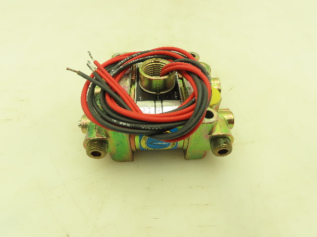 Honeywell Skinner V935LEP2050 Solenoid Valve 4-Way NO 120V 50 PSI 1/4" NPT