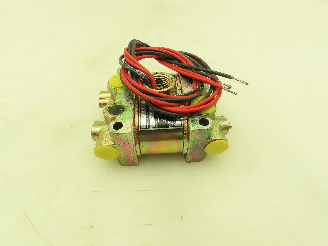 Honeywell Skinner V935LEP2050 Solenoid Valve 4-Way NO 120V 50 PSI 1/4" NPT