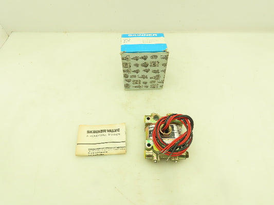 Honeywell Skinner V935LEP2050 Solenoid Valve 4-Way NO 120V 50 PSI 1/4" NPT