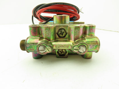 Honeywell Skinner V933LEF2050 Solenoid Valve 4-Way NC 120V 50 PSI 1/4" NPT