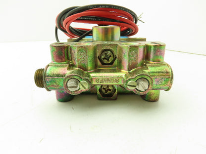 Honeywell Skinner V933LEF2050 Solenoid Valve 4-Way NC 120V 50 PSI 1/4" NPT