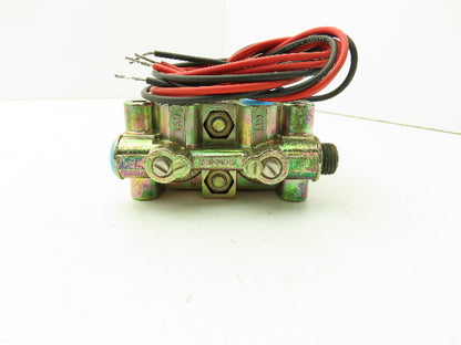Honeywell Skinner V933LEF2050 Solenoid Valve 4-Way NC 120V 50 PSI 1/4" NPT
