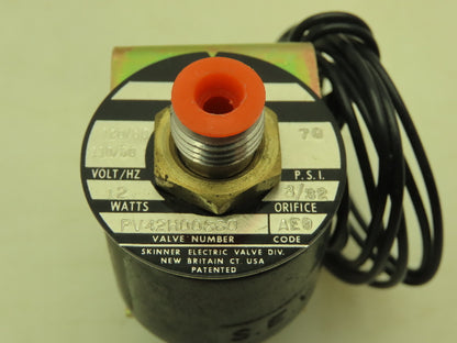 Honeywell Skinner PV42H00660 Solenoid Valve PV42 Series 120V 70 PSI