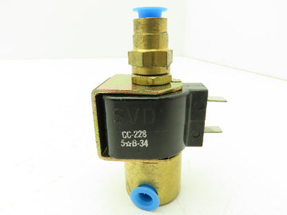 Honeywell Skinner C3R110 Solenoid Valve 3-Way NC 12VDC 75 PSI 1/8" NPT