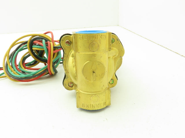 Honeywell Skinner XLG2R330C Solenoid Valve 2-Way NC 120V 50PSI 3/4" NPT Gasoline