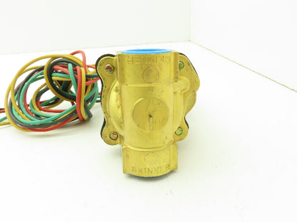 Honeywell Skinner XLG2R330C Solenoid Valve 2-Way NC 120V 50PSI 3/4" NPT Gasoline