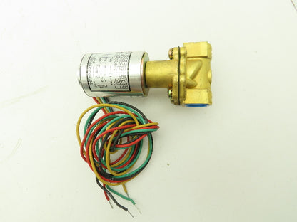 Honeywell Skinner XLG2R330C Solenoid Valve 2-Way NC 120V 50PSI 3/4" NPT Gasoline