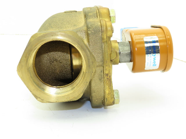 Honeywell Skinner U321G3990 Solenoid Valve 2-Way NC 30VDC 5-150 PSI 1-1/2" NPT