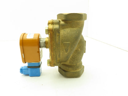 Honeywell Skinner U321G3990 Solenoid Valve 2-Way NC 30VDC 5-150 PSI 1-1/2" NPT