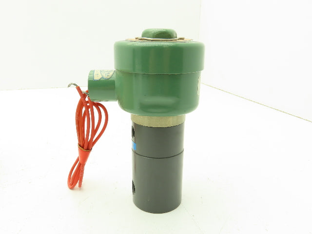 Plast-o-matic EASY2B8E20 Solenoid Valve PVC 3/8" NPT 120 PSI 120V Coil NC