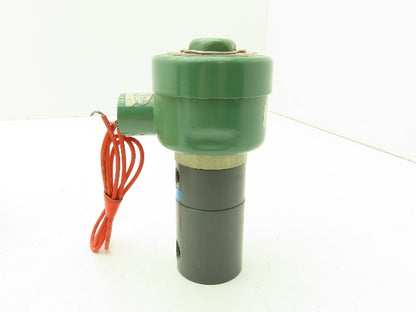 Plast-o-matic EASY2B8E20 Solenoid Valve PVC 3/8" NPT 120 PSI 120V Coil NC