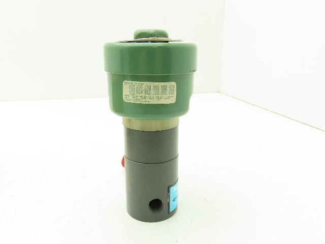 Plast-o-matic EASY2B8E20 Solenoid Valve PVC 3/8" NPT 120 PSI 120V Coil NC