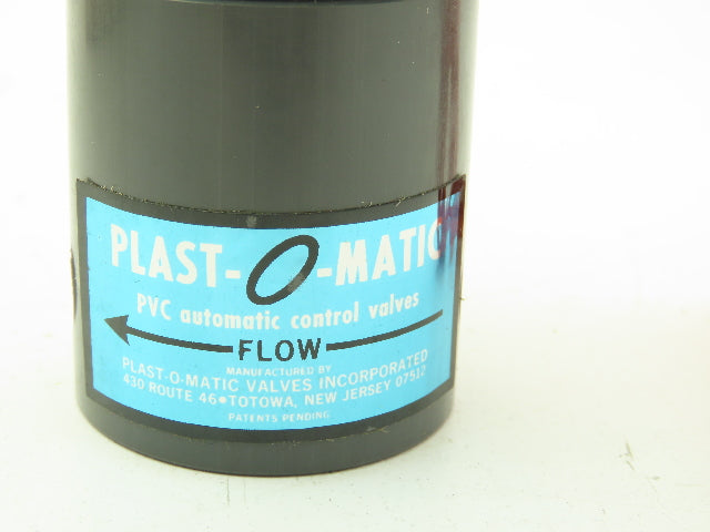 Plast-o-matic EASY2B8E20 Solenoid Valve PVC 3/8" NPT 120 PSI 120V Coil NC