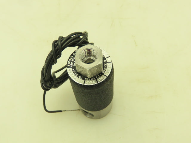 Honeywell Skinner B6DA1250 Solenoid Valve 3-Way NO 120V 250 PSI 1/8" NPT