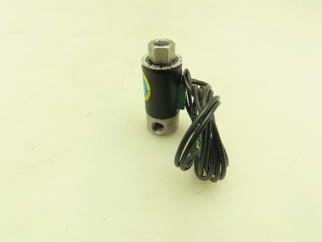 Honeywell Skinner B6LX12DN Solenoid Valve 3-Way NO 24VDC 175 PSI 1/8" NPT