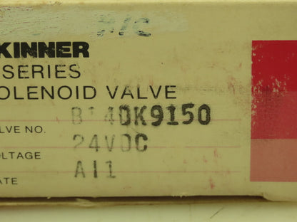 Honeywell Skinner B14DK9150 Solenoid Valve 3-Way NC 24VDC 150 PSI 1/16" NPT